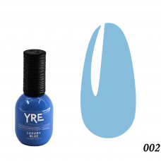 Гель-лак YRE 15мол Luxury Blue №002