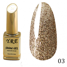Г04152 Гель-лак YRE 15мл. "Shine Gel" №03 