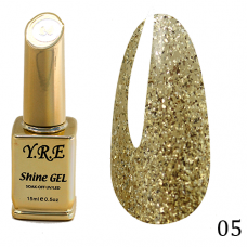 Г04152 Гель-лак YRE 15мл "Shine Gel" №05 