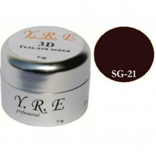 Г04020 Гель для ліплення 3D YRE коричневий