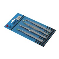 П21135 Набір пінцетів для нарощування вій 4шт. Tweezer Set 